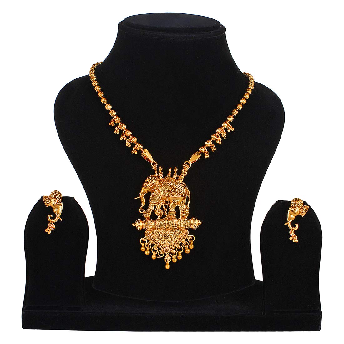 Traditional Bahubali Necklace set with Earrings